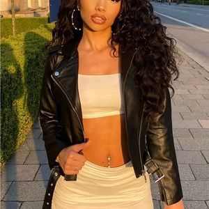 Vegan Leather Jacket